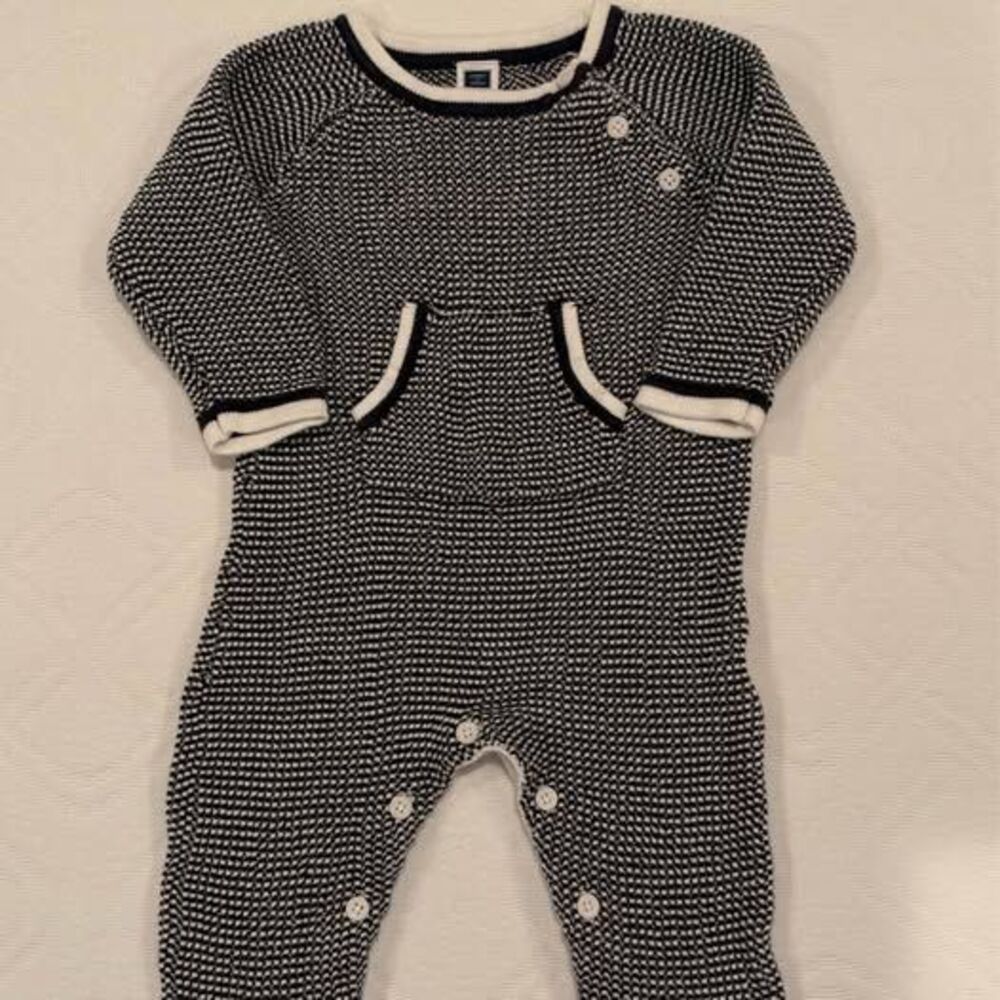 Janie and Jack Knit One-Piece outfit -boys size 6-12 months